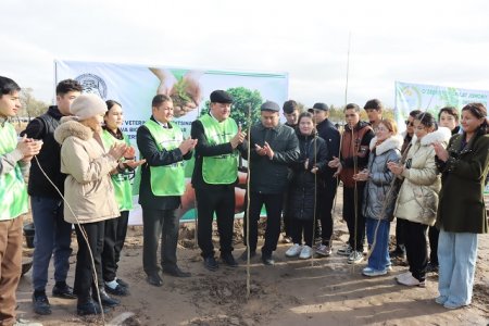 Filial jamoasi va talabalari «Ziyolilar bog‘i»ni borpo etishda ezgu hissalarini qo‘shdi